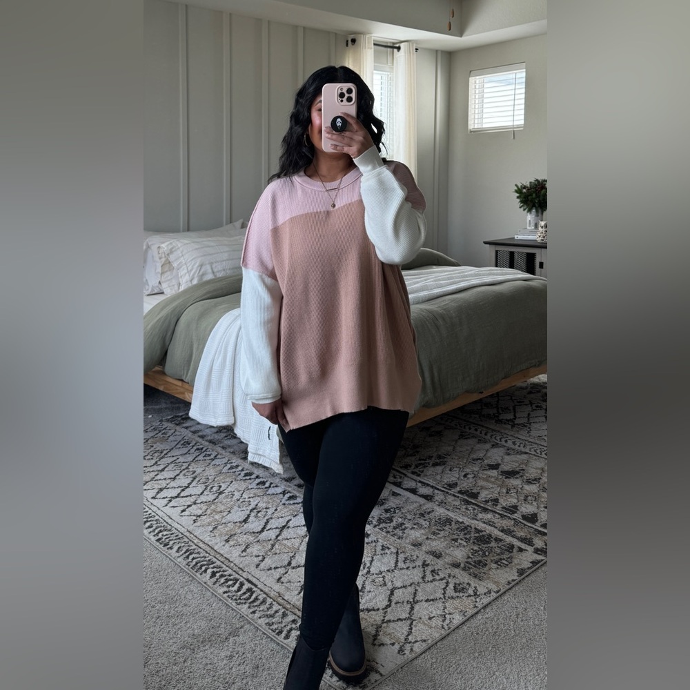 Long Sleeve Oversized Pullover Sweater